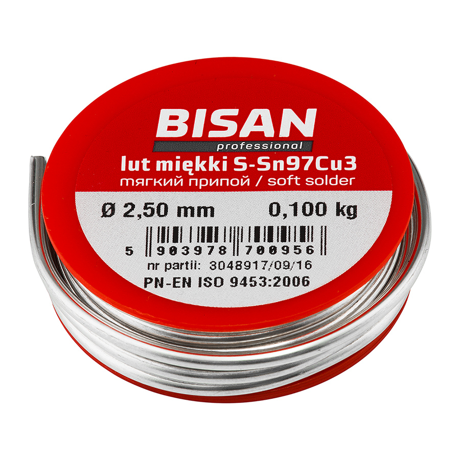Cyna Lut miękki 2,5mm 100g spoiwo do lutowania