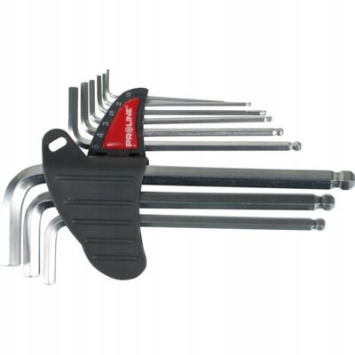 Zestaw kluczy sześciokątnych z końcówką kulistą Proline 48329