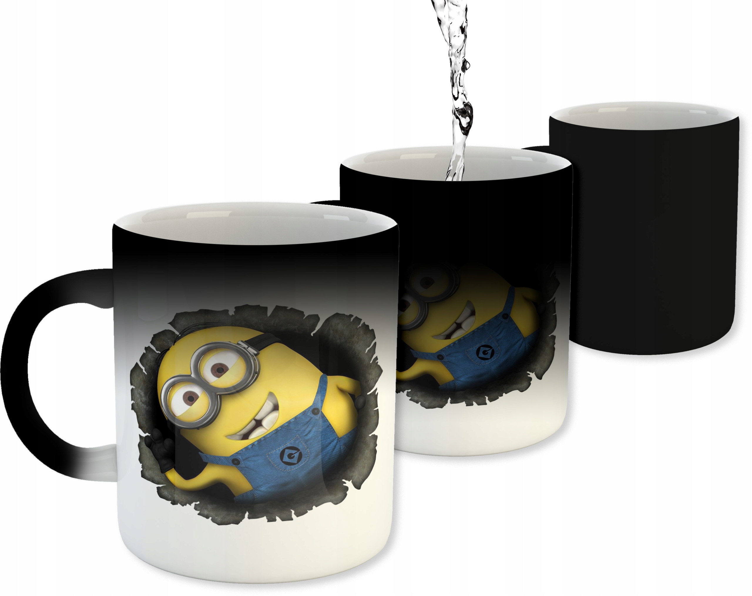 

Magiczny kubek czarny Minionki