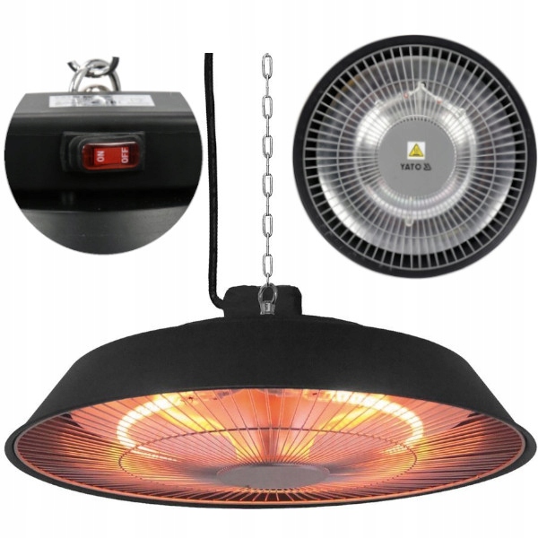 Žiarič Yato YT99500 Závesný 1500 W Halogénový na terasu
