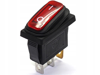 

Przełącznik klawiszowy 16A 250V On-off IP65 Red