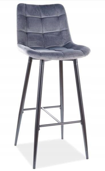 

Hoker, krzesło barowe Chic H-1 velvet szary