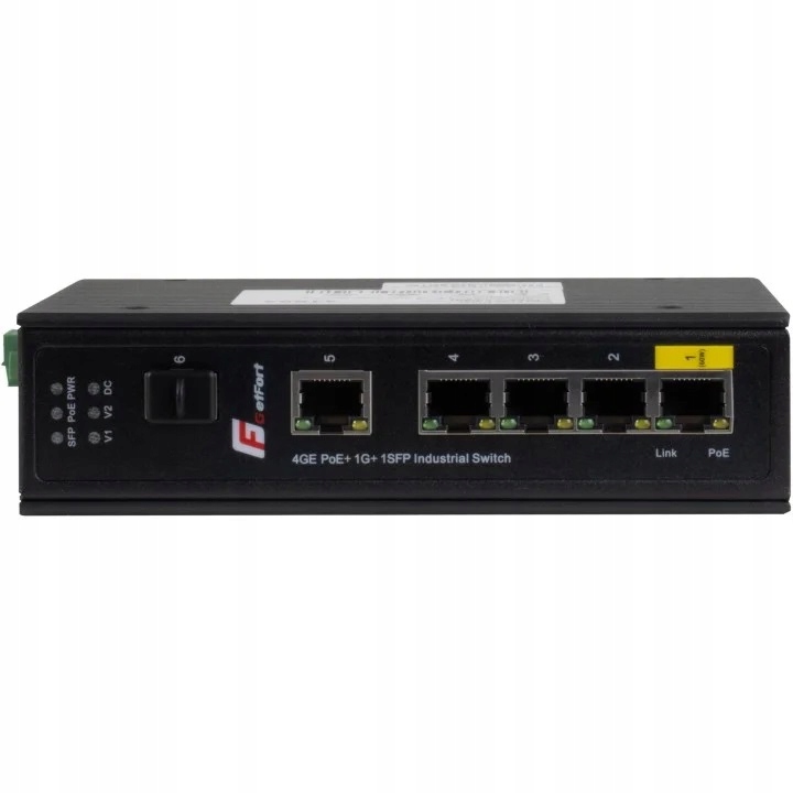 Getfort Switch PoE 4-PORTY GF-110-4PG-1G-1S Ep