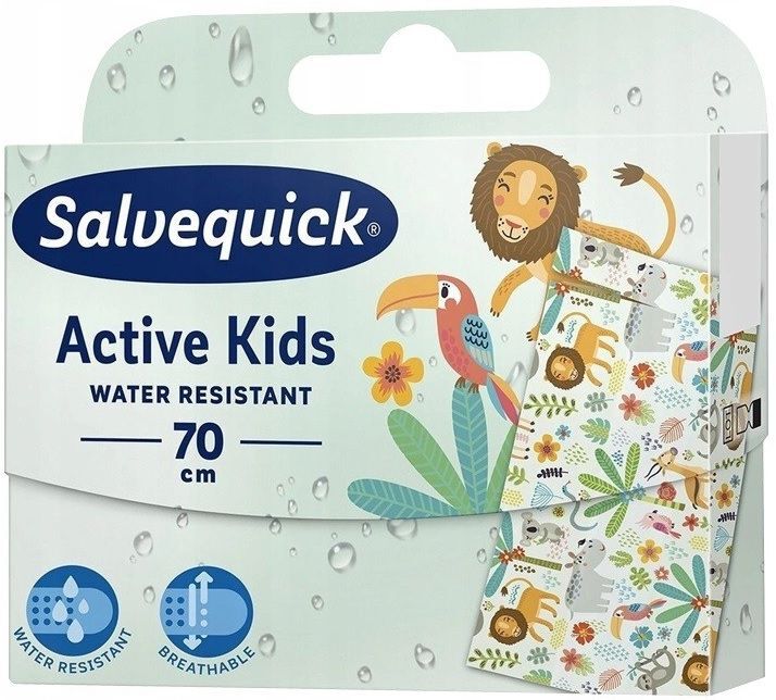 

Salvequick Plastry Elastyczne Active Kids 7 Sztuk