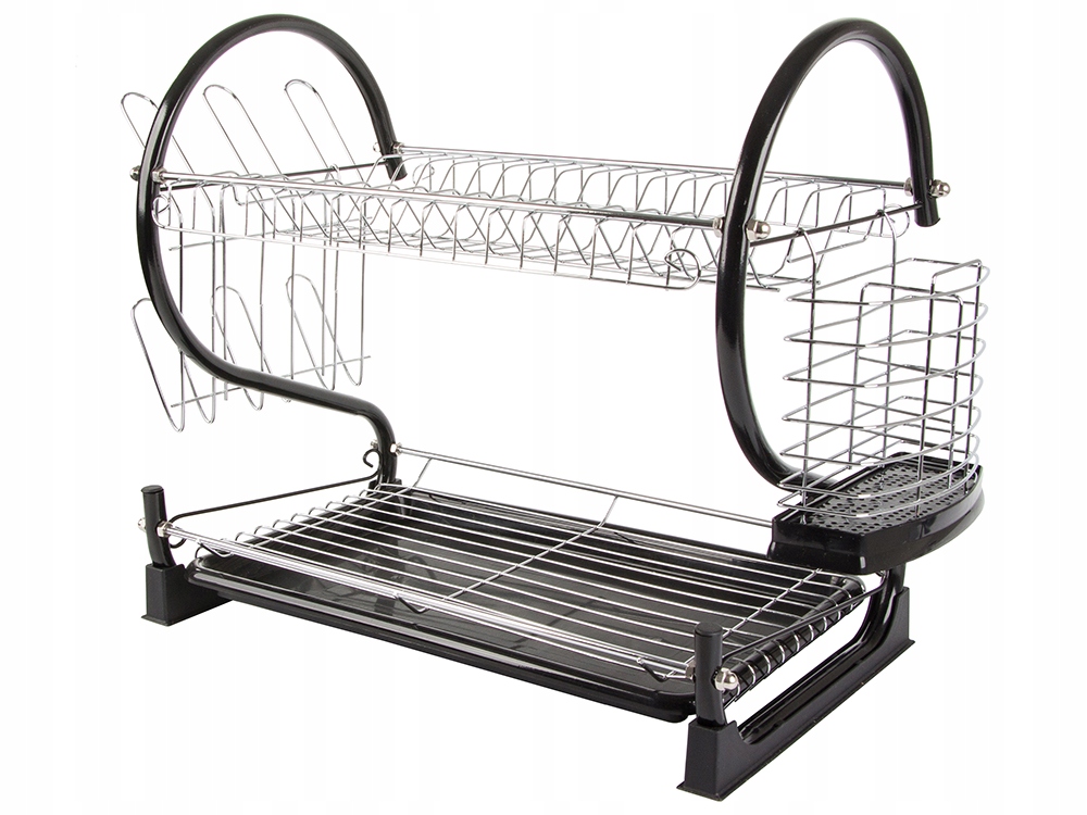 SUSZARKA DO NACZYŃ OCIEKACZ DWUPOZIOMOWA STOJĄCA Wysokość produktu 38 cm