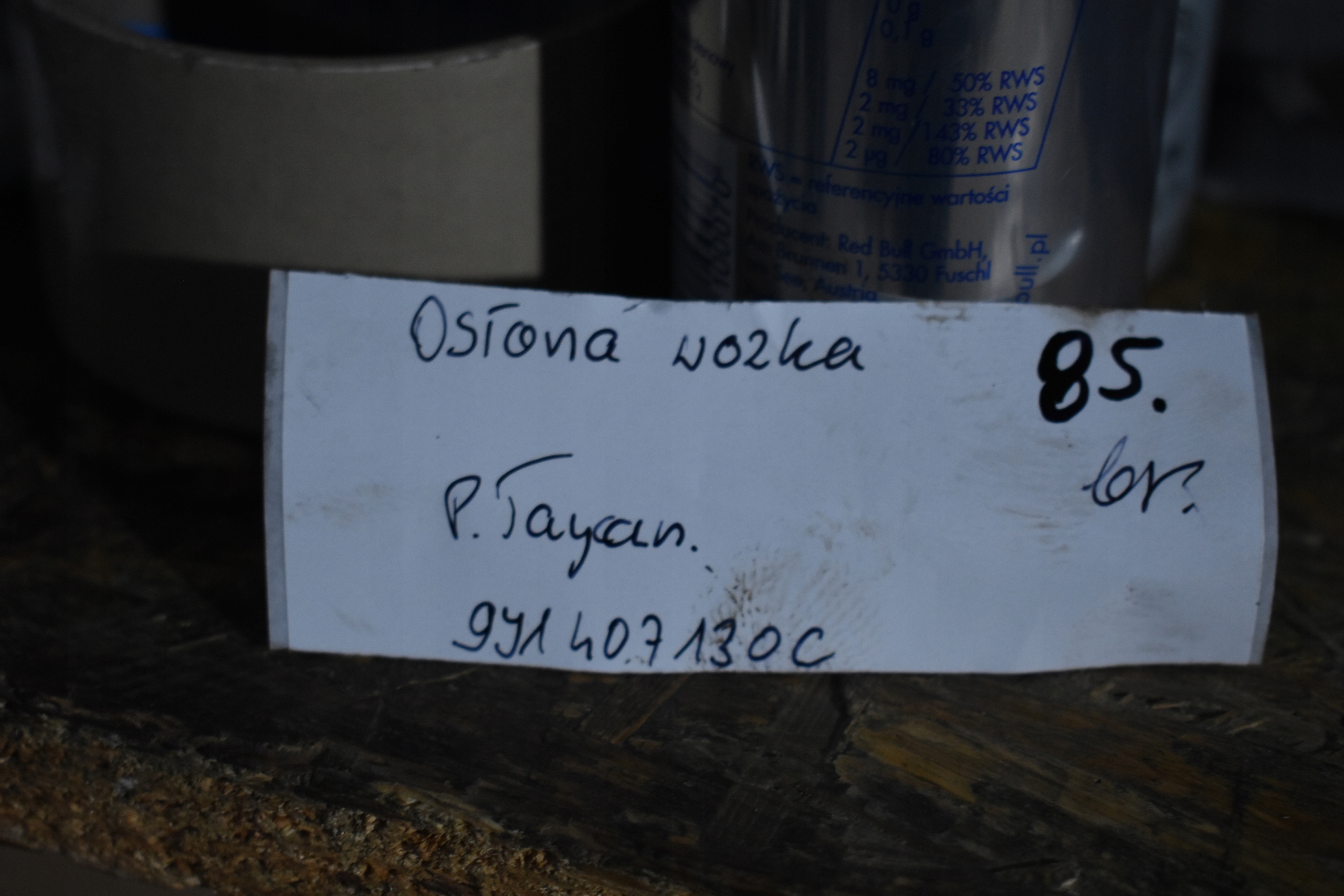 IDEALNA Blende Abdeckung Blech WOZKA PORSCHE TAYCAN 1