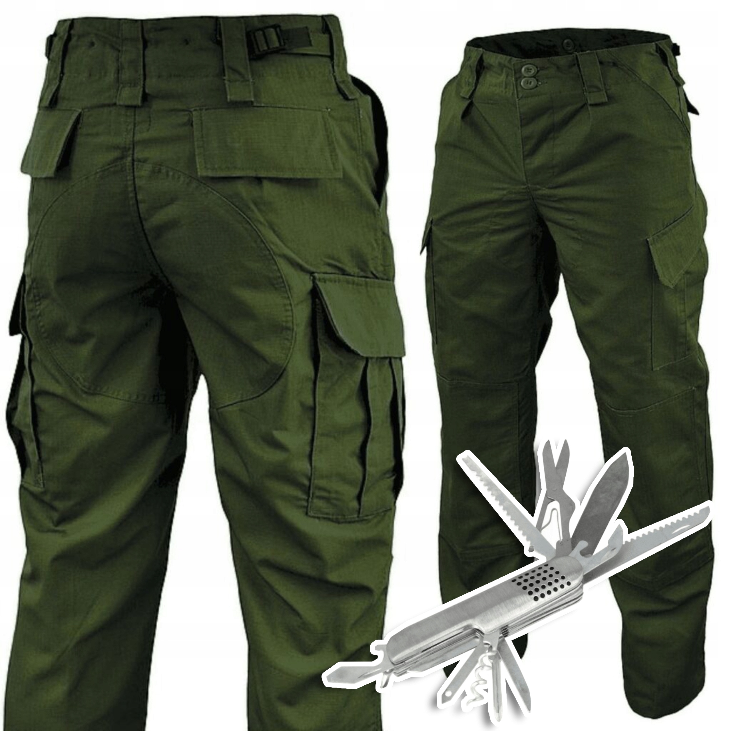 

Spodnie Wojskowe Olive Rip Stop WZ10 + Gratis M