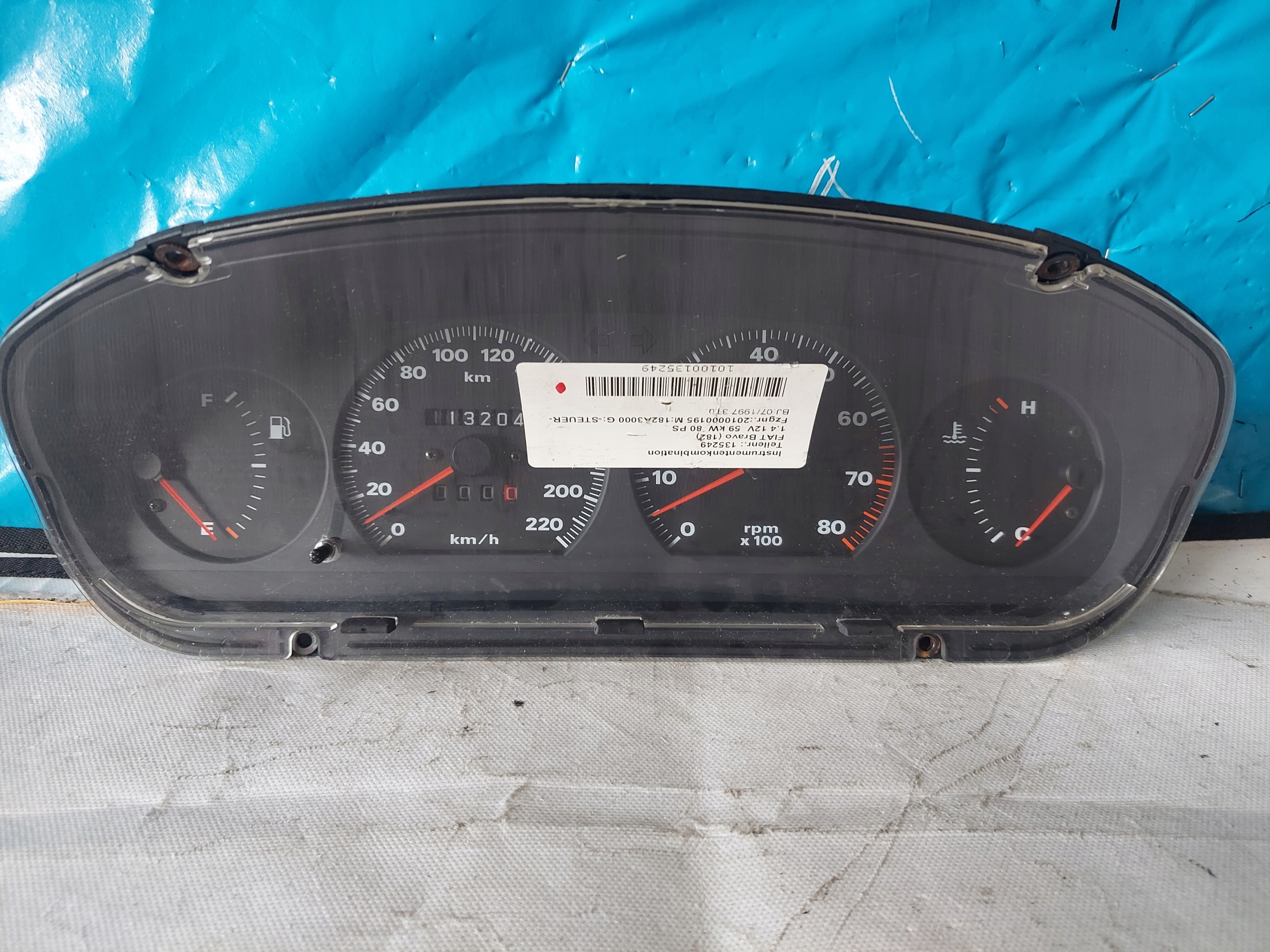 dials clock FIAT BRAVO 1.4 12V 46457779