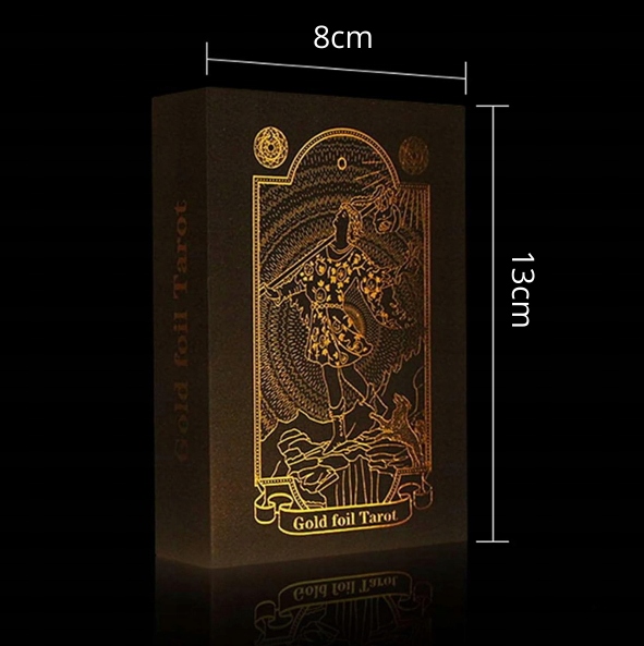ZESTAW KLASYCZNYCH KART TAROTA DUŻE KARTY WRÓŻBY Z KART THE RIDER TAROT EAN (GTIN) 0651822673660