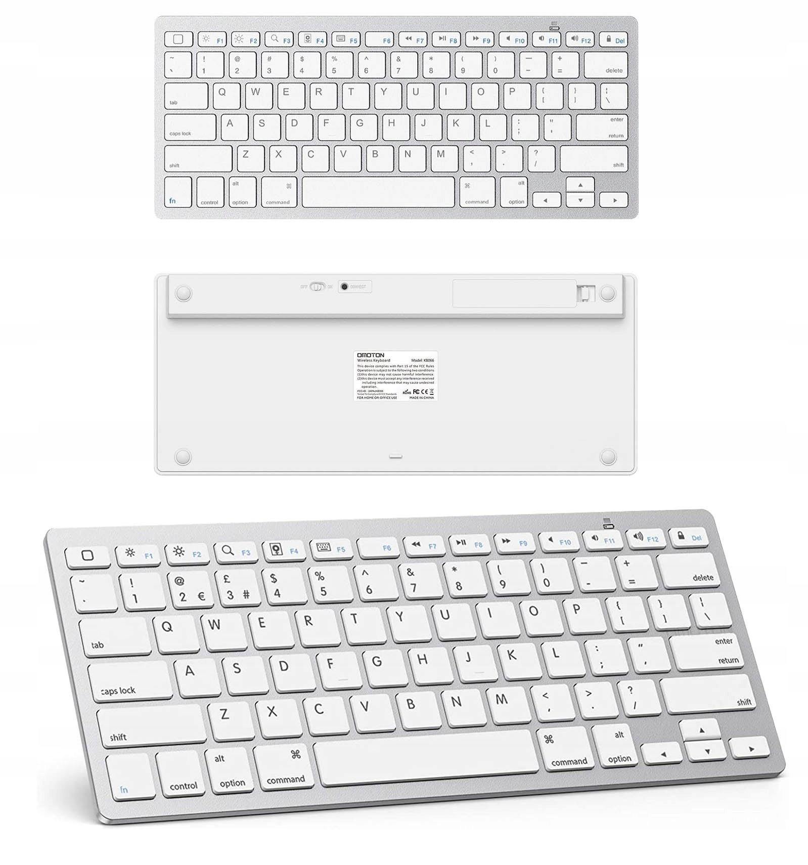 Klawiatura membranowa Omoton KB066 KB028 Interfejs urządzenia Bluetooth