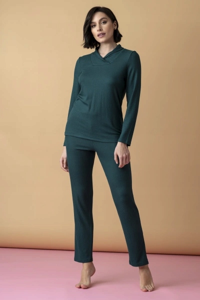 Sonnet dlouhé pyžamo s rolovacím límcem, velikost XL