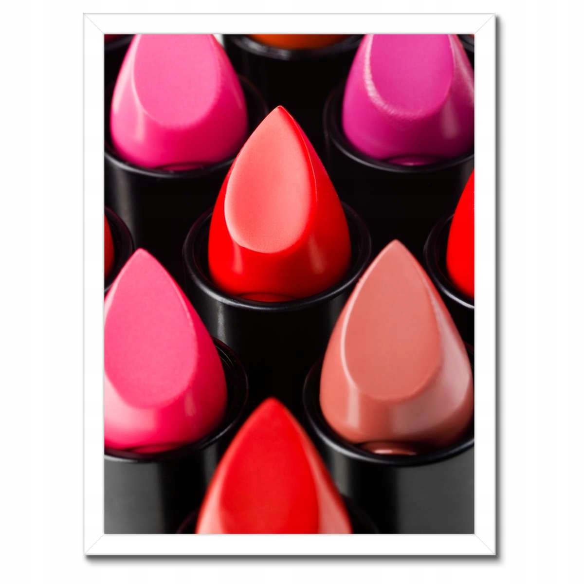 Plakáty v rámu 30x40 Barevné rtěnky make-up