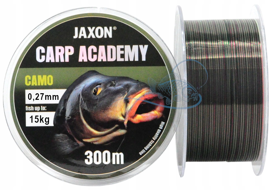 0,27mm 300m Carp Academy Camo Jaxon Żyłka Multikolor Maskująca Multikolor