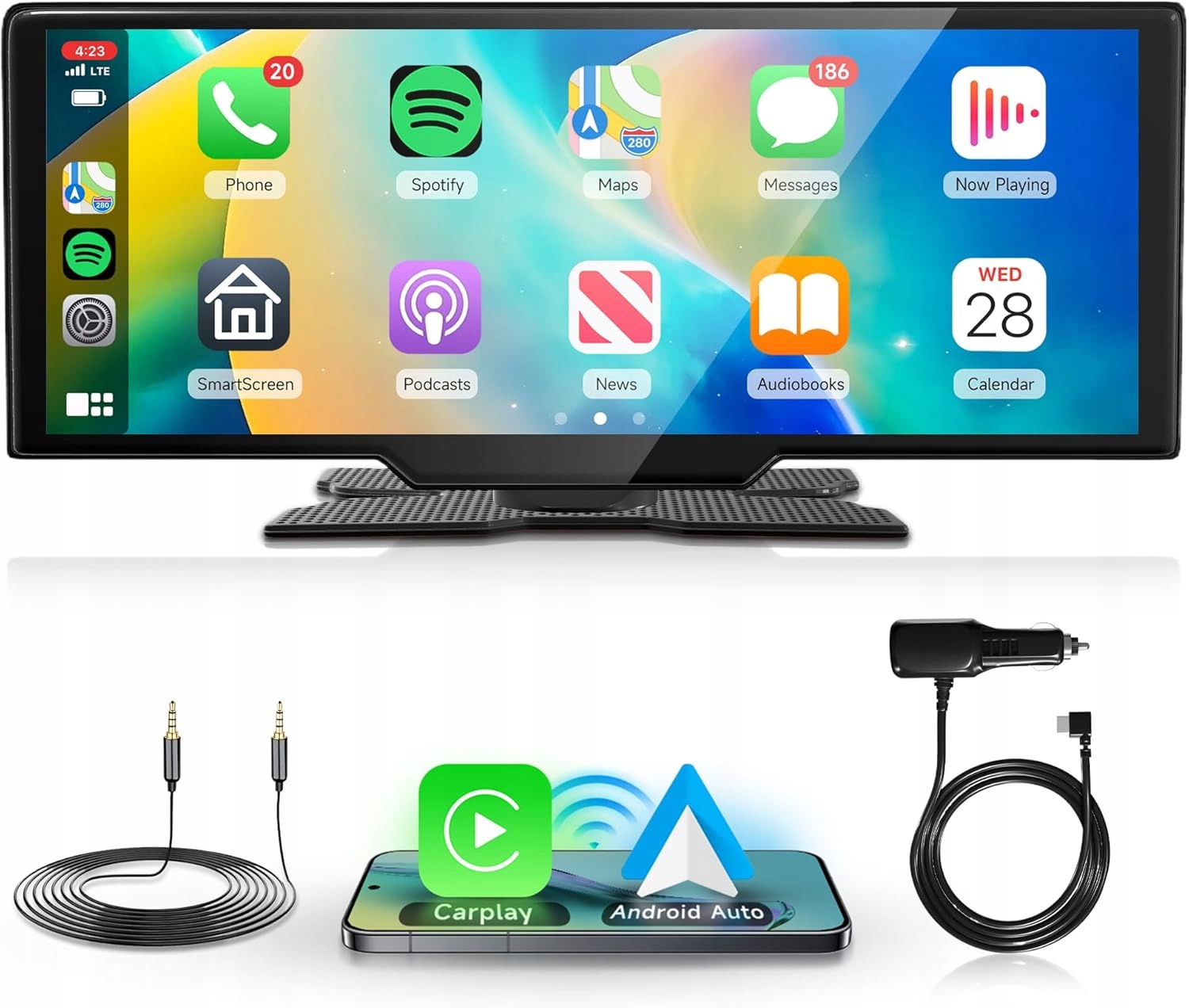 Rimoody 7,5" Cal bezprzewodowy ekran CarPlay Android Auto