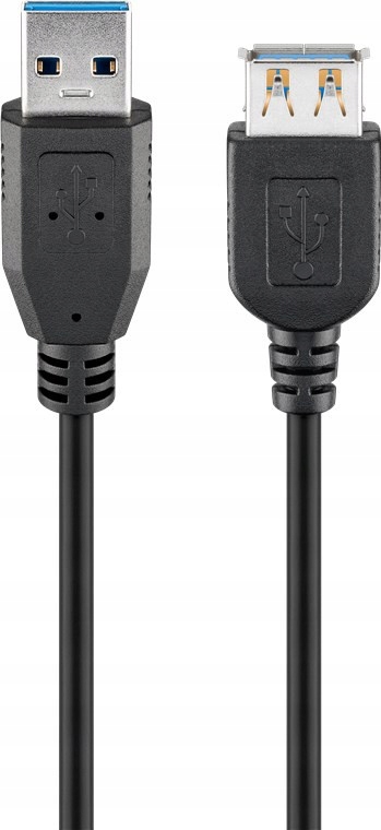 

Przedłużacz Usb 3.0 SuperSpeed, Czarny 3 m