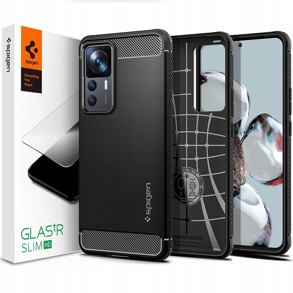 

Komplet Spigen Etui Szkło Na Xiaomi 12T Pro