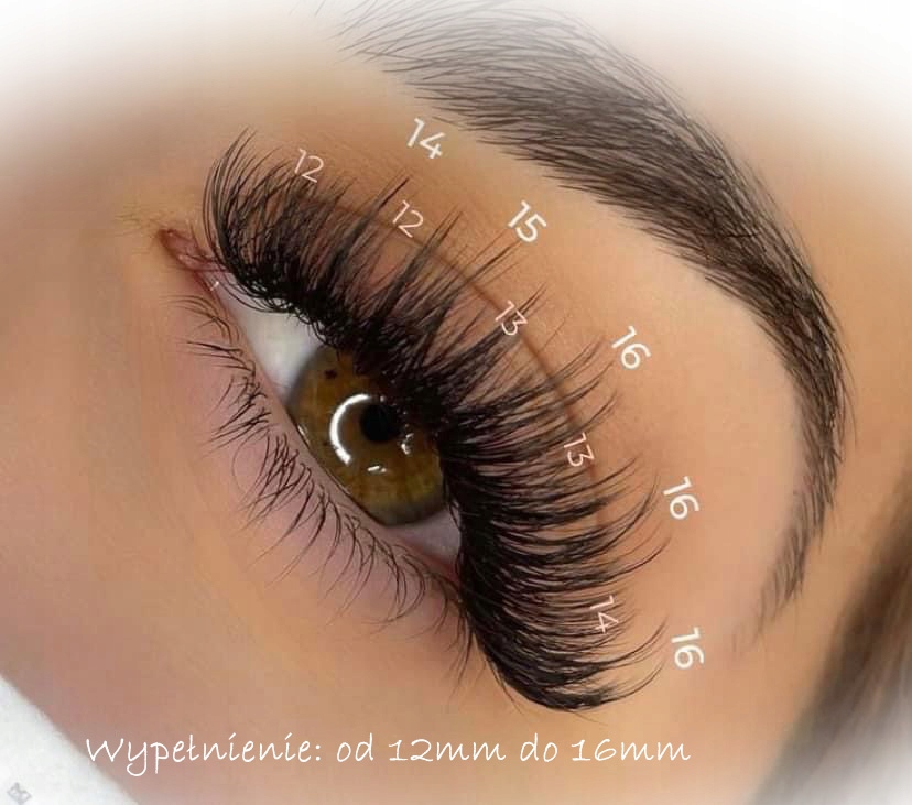 Rzęsy do przedłużania Nagaraku 0,05 10mm skręt C czarne Typ syntetyczne