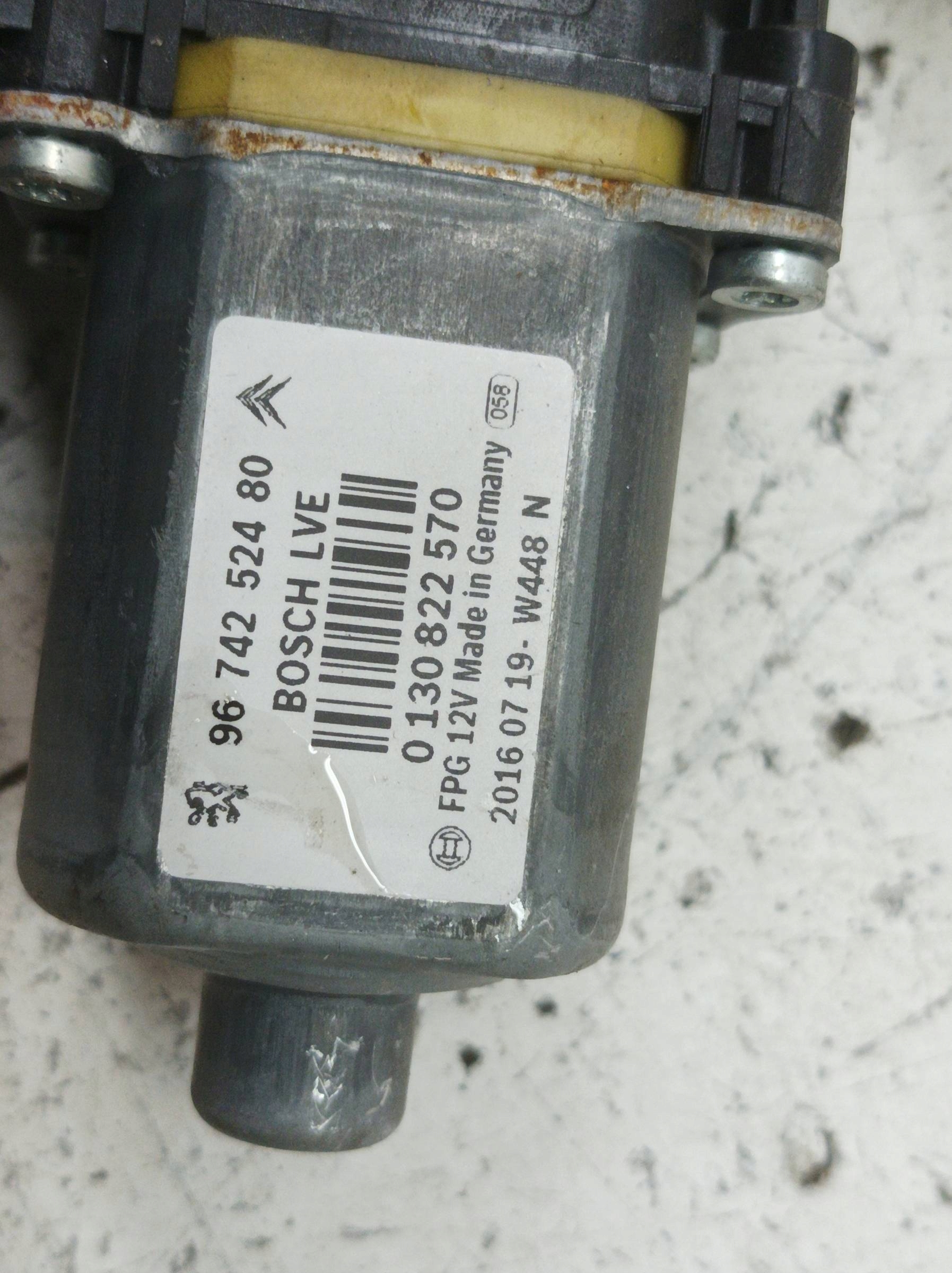 mechanism windows right front 9674252480 Citroen C4 Cactus and (2014- )