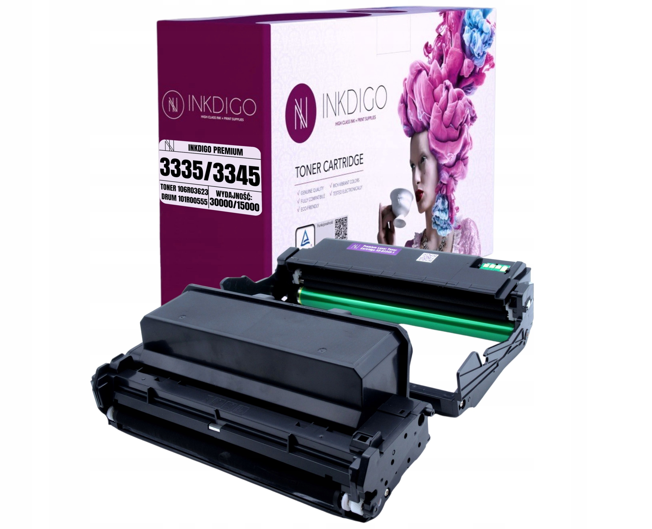 Toner a náhradní buben pro Xerox Wc 3330 3335 3345