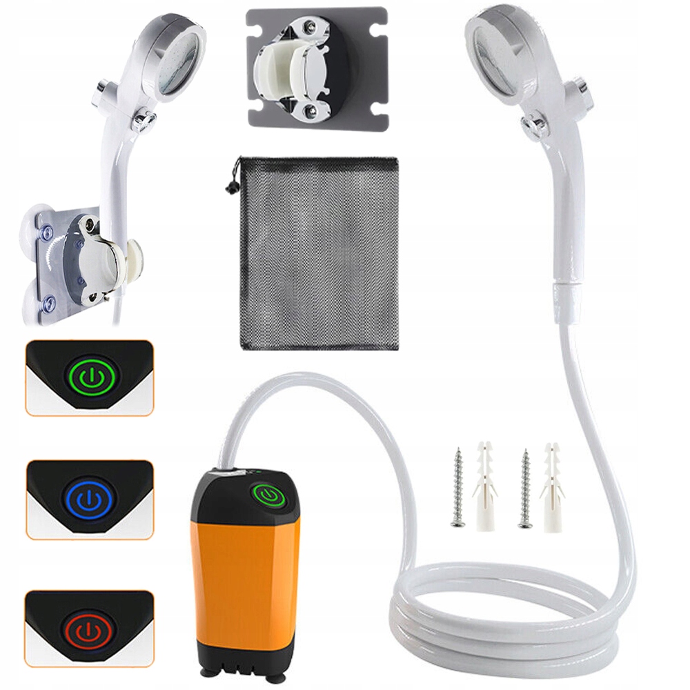 Turistická Kempingová Sprcha Elektrická Pumpa 4800 mAh Pod Stan