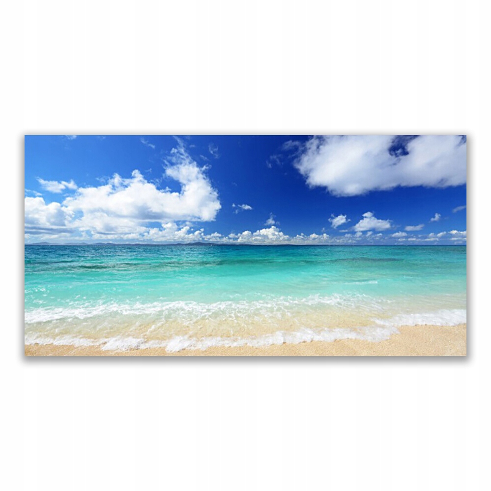 

Obraz akryl z grafiką 140x70 Morze Plaża Krajobraz