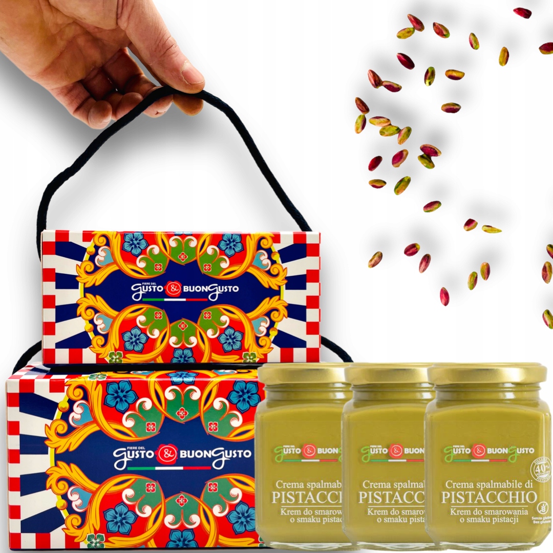 Levně Sada – pistáciový krém 200 g – Sicílie