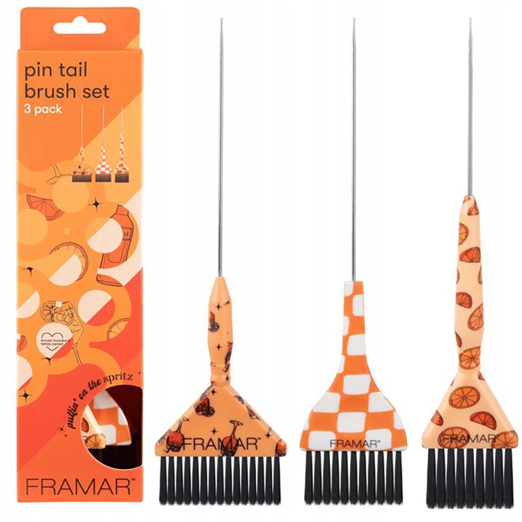 Framar Štětec Na Barvení Pin Tail Set Brush Puttin' On The Spritz 3KS