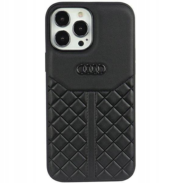 Etui Audi Genuine Leather na iPhone 13 Pro 13 czarne