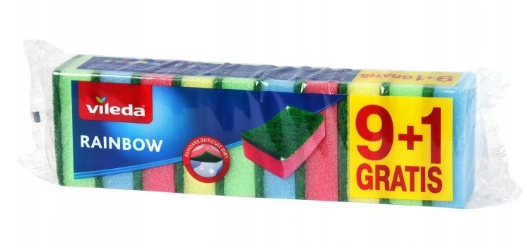 

Vileda Zmywaki Rainbow 10 sztuk 1602