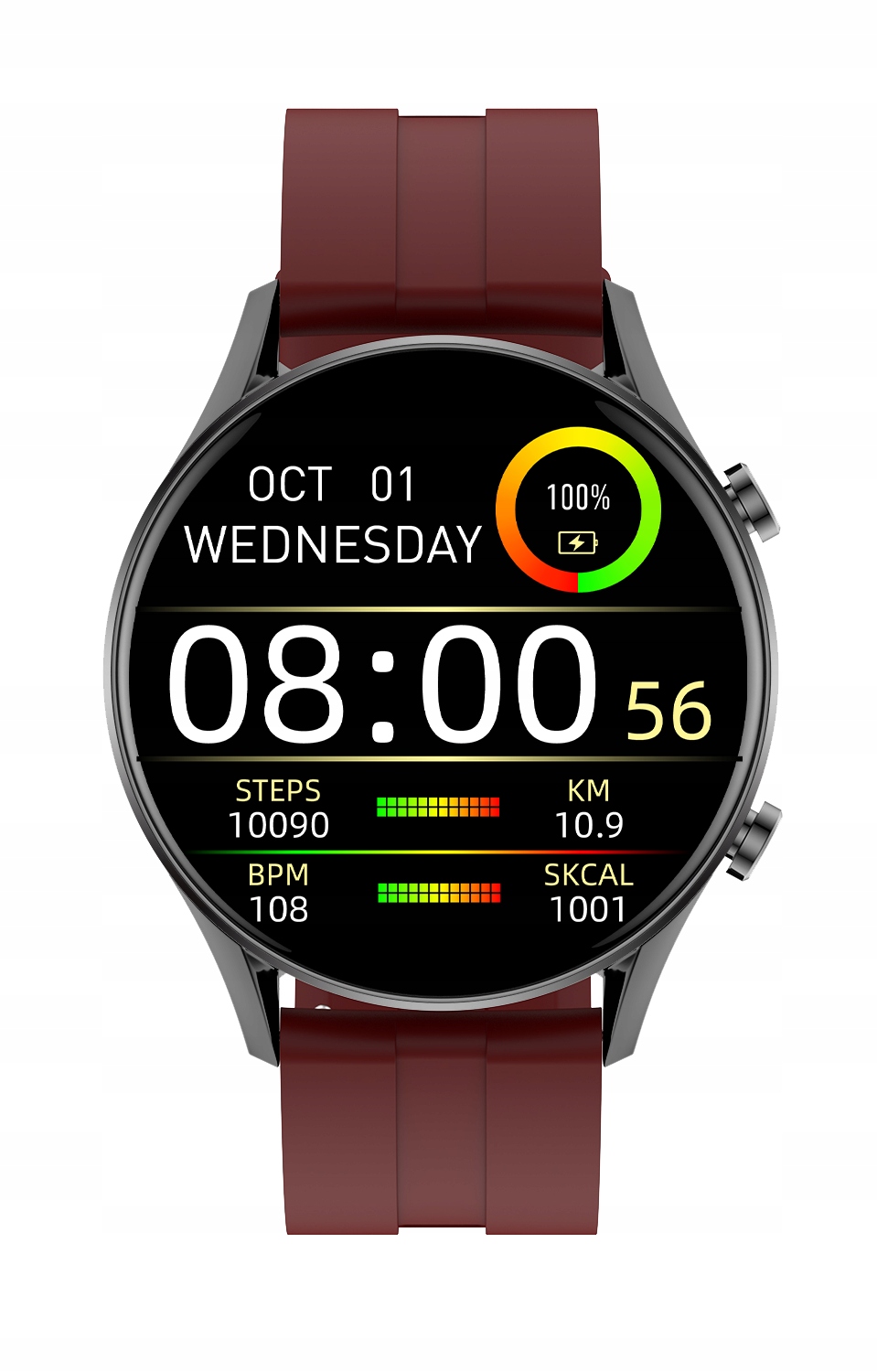 Zegarek Męski Smartwatch G. Rossi krokomierz ciśnieniomierz Rozmowy