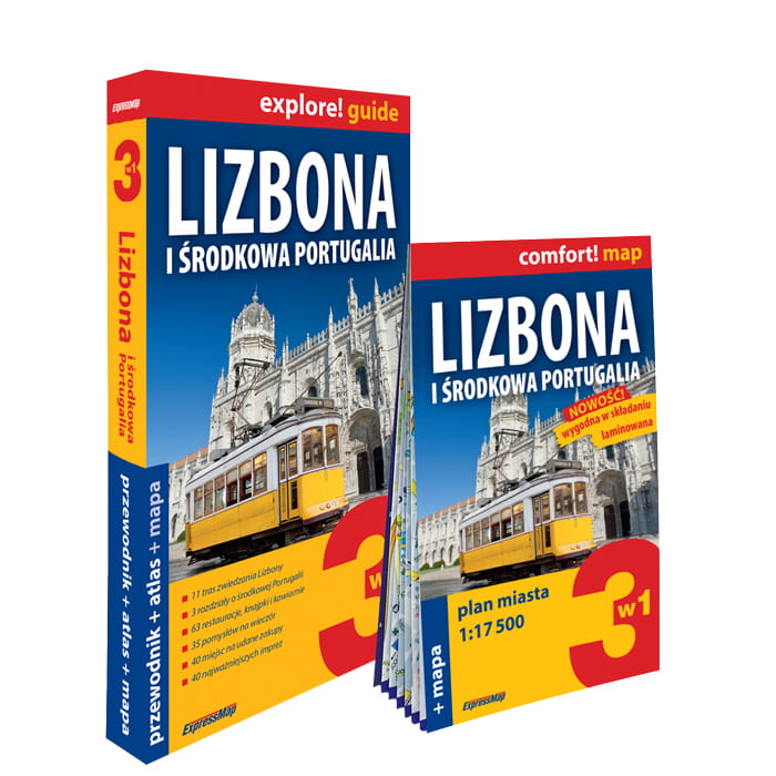 Lizbona Portugalia środ. przewodnik atlas mapa
