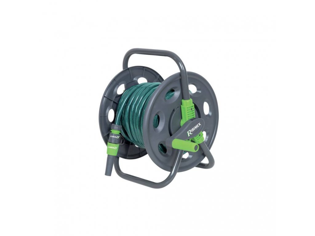 Prenosný navijak na záhradnú hadicu Ribimex s plnou výbavou