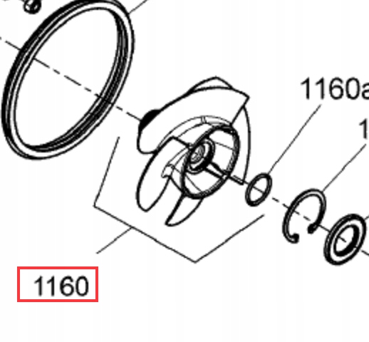 267001070 - олт Spark Sea-Doo BRP