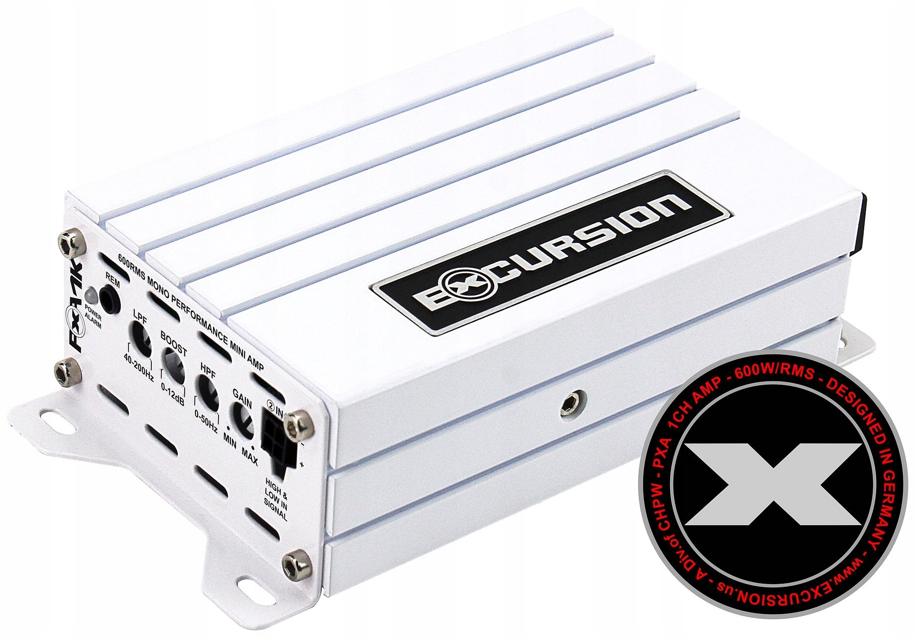 Excursion PXA-1K Zosilňovač Monoblok 600RMS Trieda D Mini Oem High-Level Rca