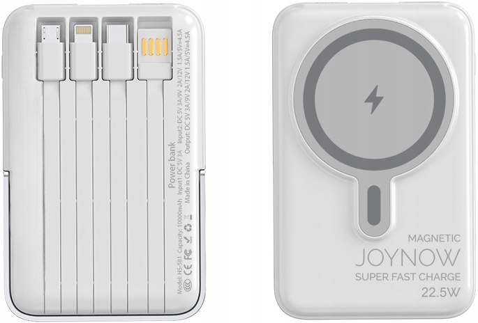 Magnetická powerbanka MagSafe Bezdrátová 10000 mAh 22.5 W Silná a rychlá