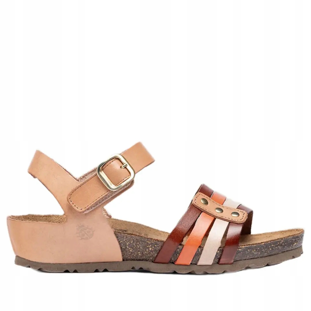 Dámské sandály na klínku Yokono monaco-051 multi carne 39, Mix