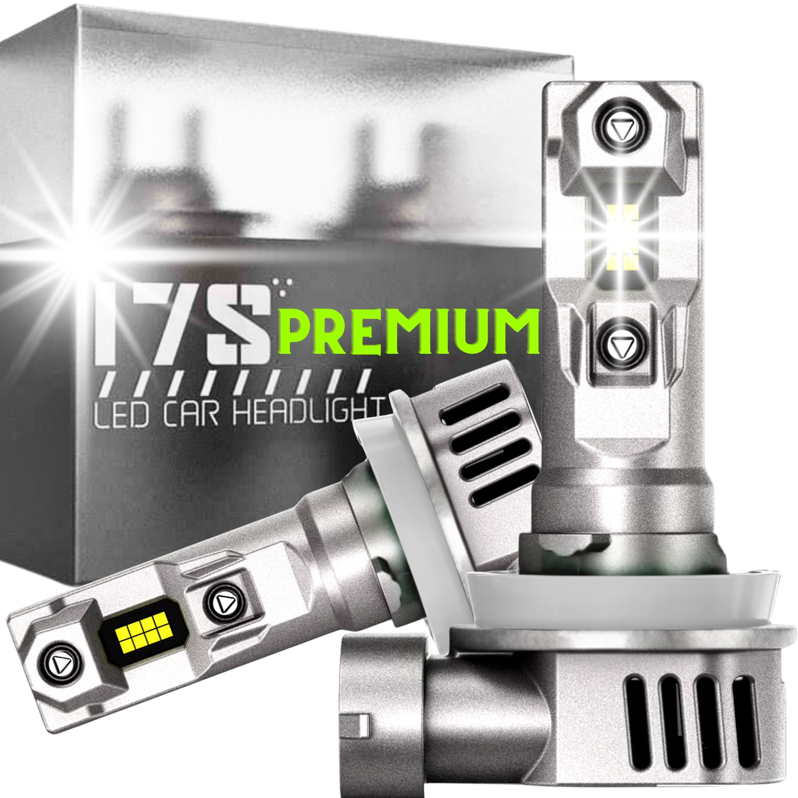 Žárovky H11 Led Homologace Žárovka H11 Led H11 Bílé Retrofit Canbus Silné