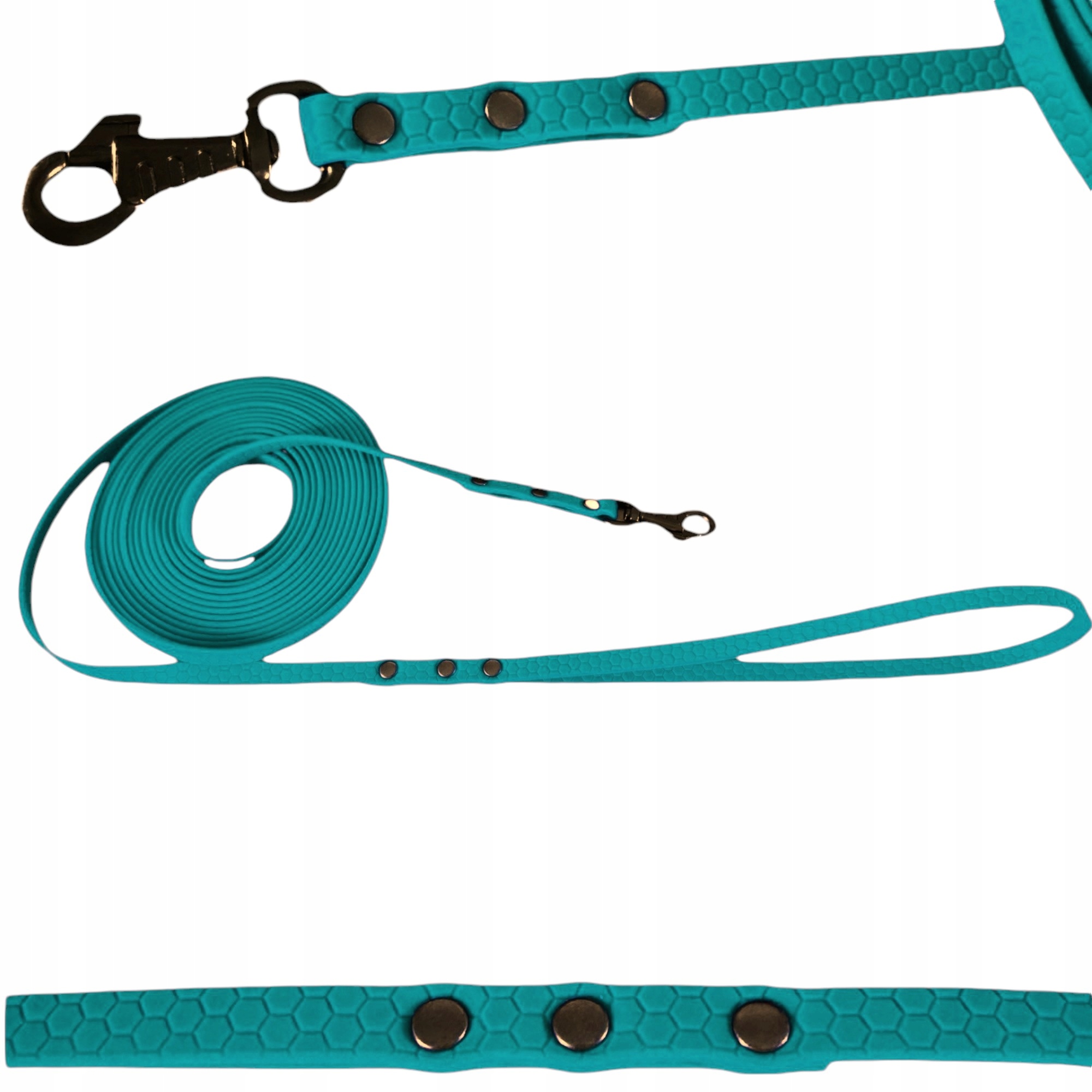 Smycz Linka Wodoodporna Miękka Mały Pies Biothane Pvc Bezzapachowa 10M 10MM