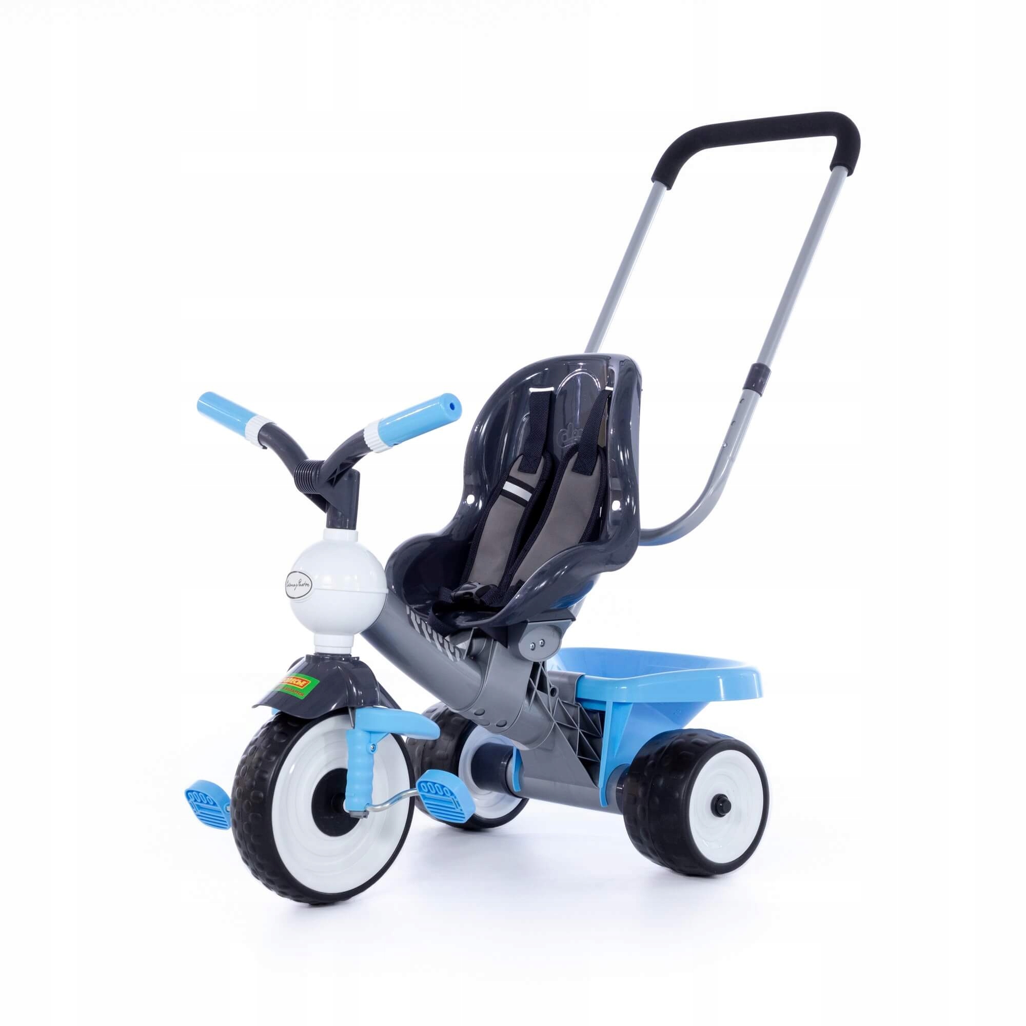 Rowerek 3-ch kołowy Amigo Nr 2 z rączką i paskiem