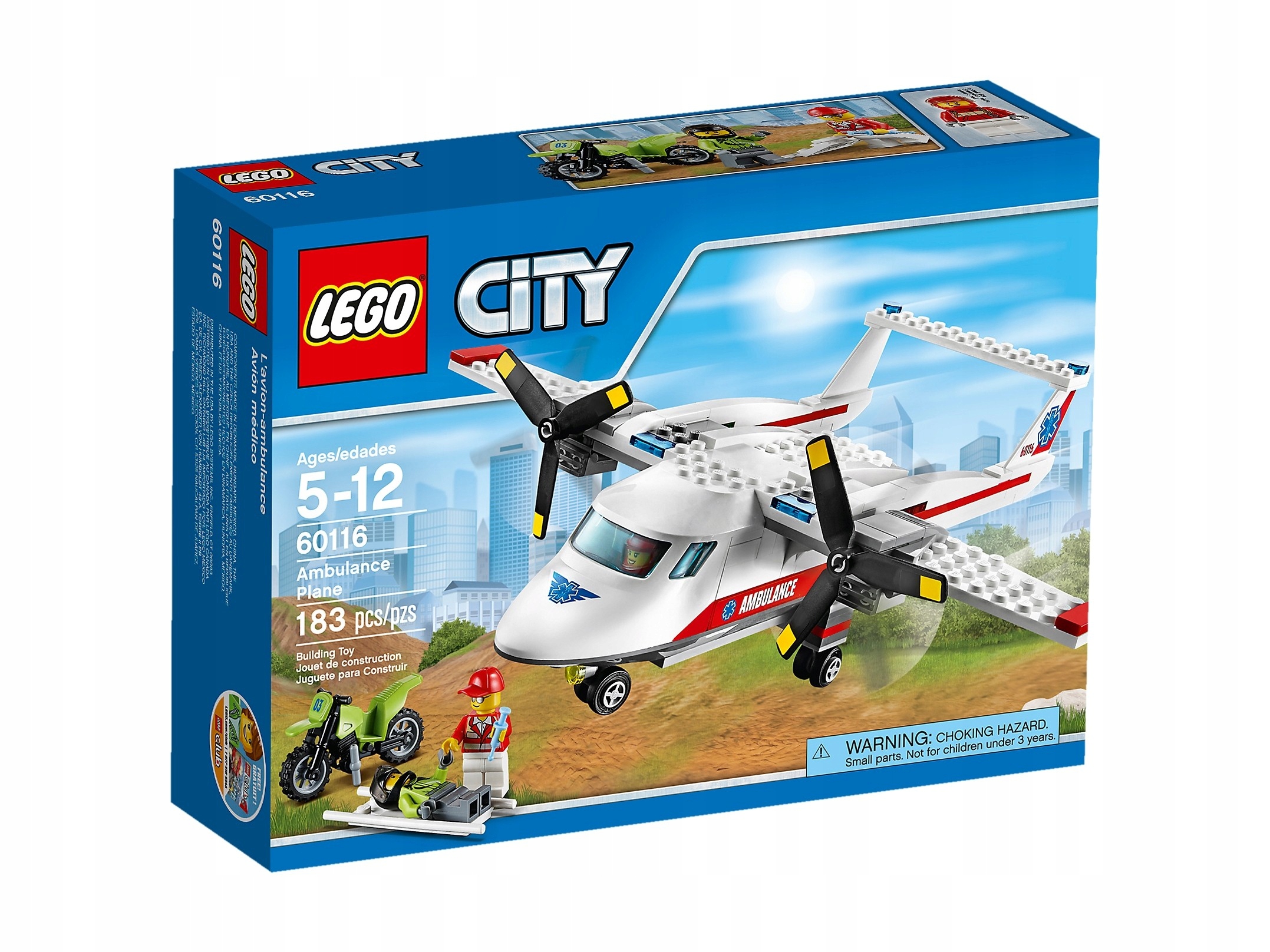 Lego City 60116 Záchranné letadlo Nové