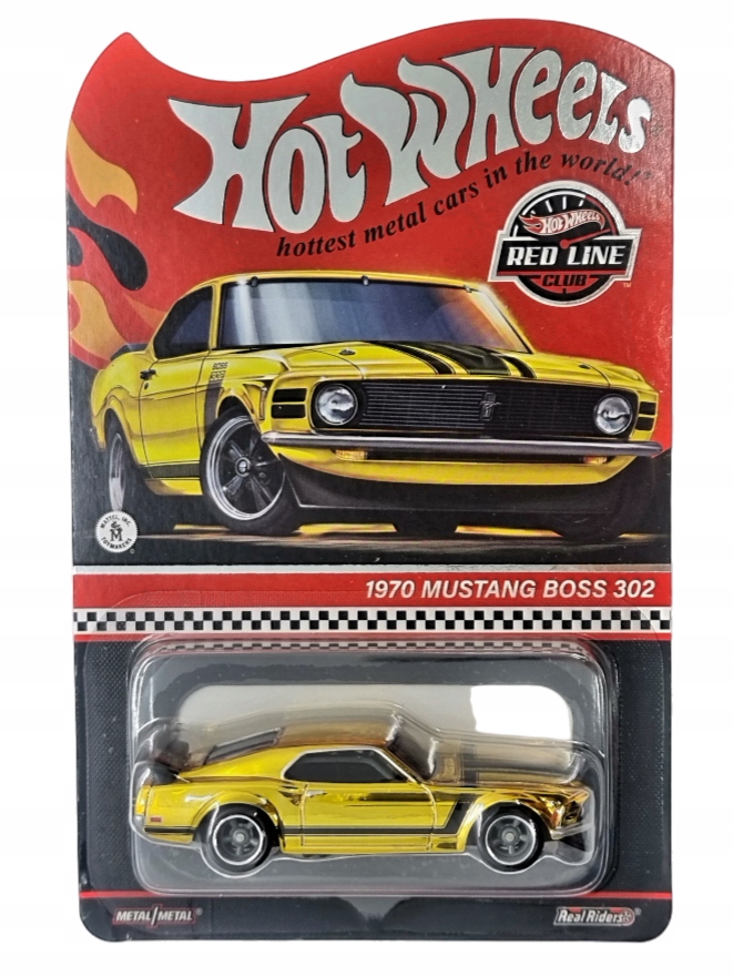 Hot Wheels Premium Red Line Club 1970 Ford Mustang Boss 302 HWF17 Nowy