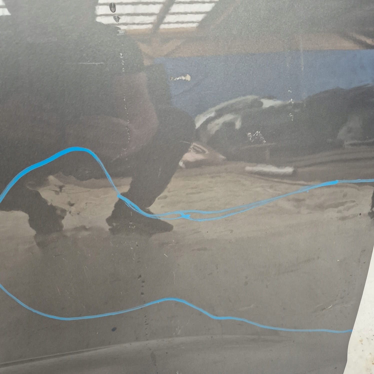 VW CADDY 2K7 20- dveře pravé předek přední