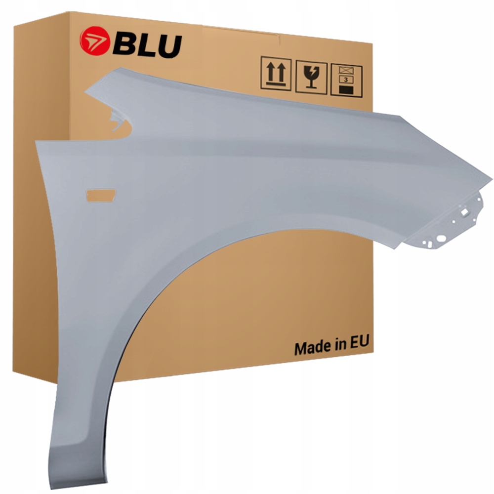 Blu Blatník Opel Corsa D Z163 pravý stříbrný 06-14 přední pozink LichtSilber