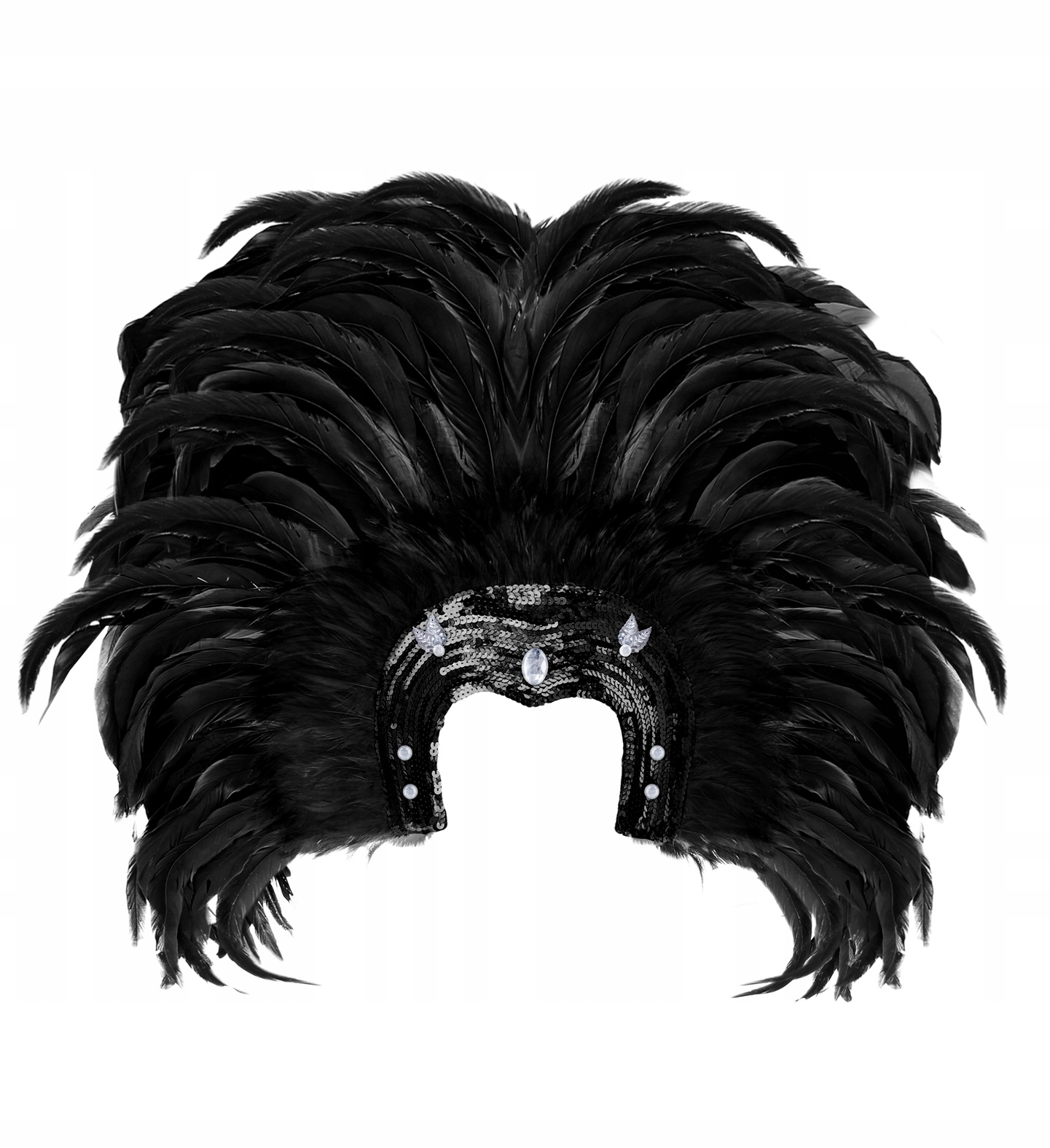 Čelenka z peří Rio černá