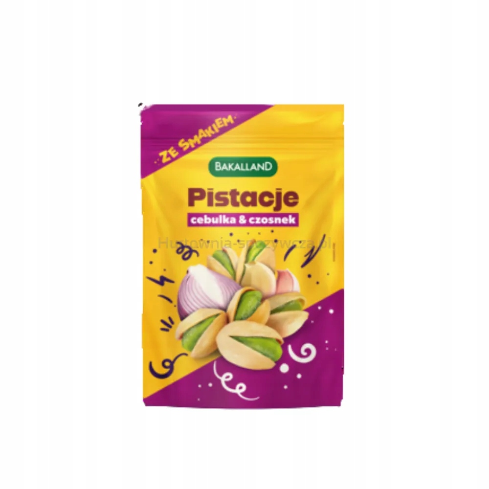 Bakalland Pražené pistácie Onion&Garlic 170 g