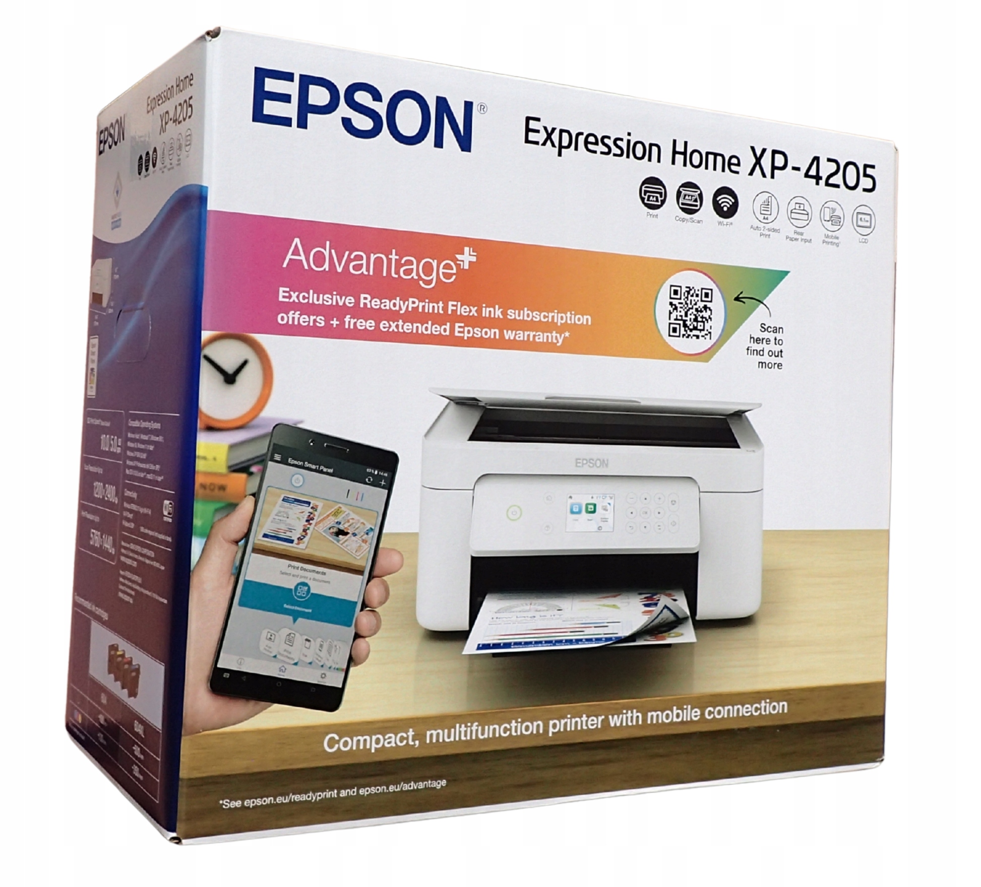 Multifunkčná atramentová tlačiareň Epson XP-4205 Skener 3v1 WiFi Duplex