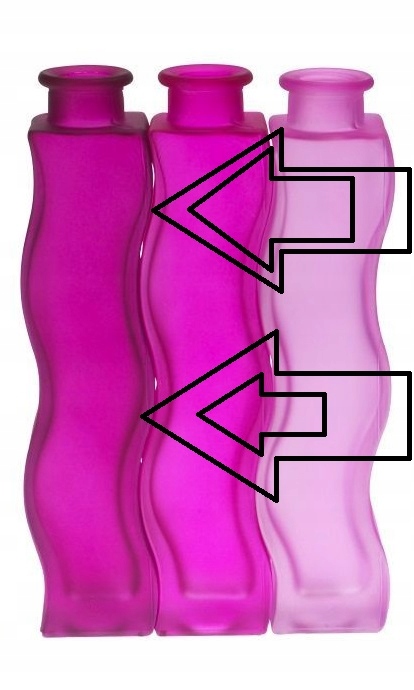 IKEA WAZON SKAMT RÓŻOWY SZKŁO 21 cm Materiał szkło