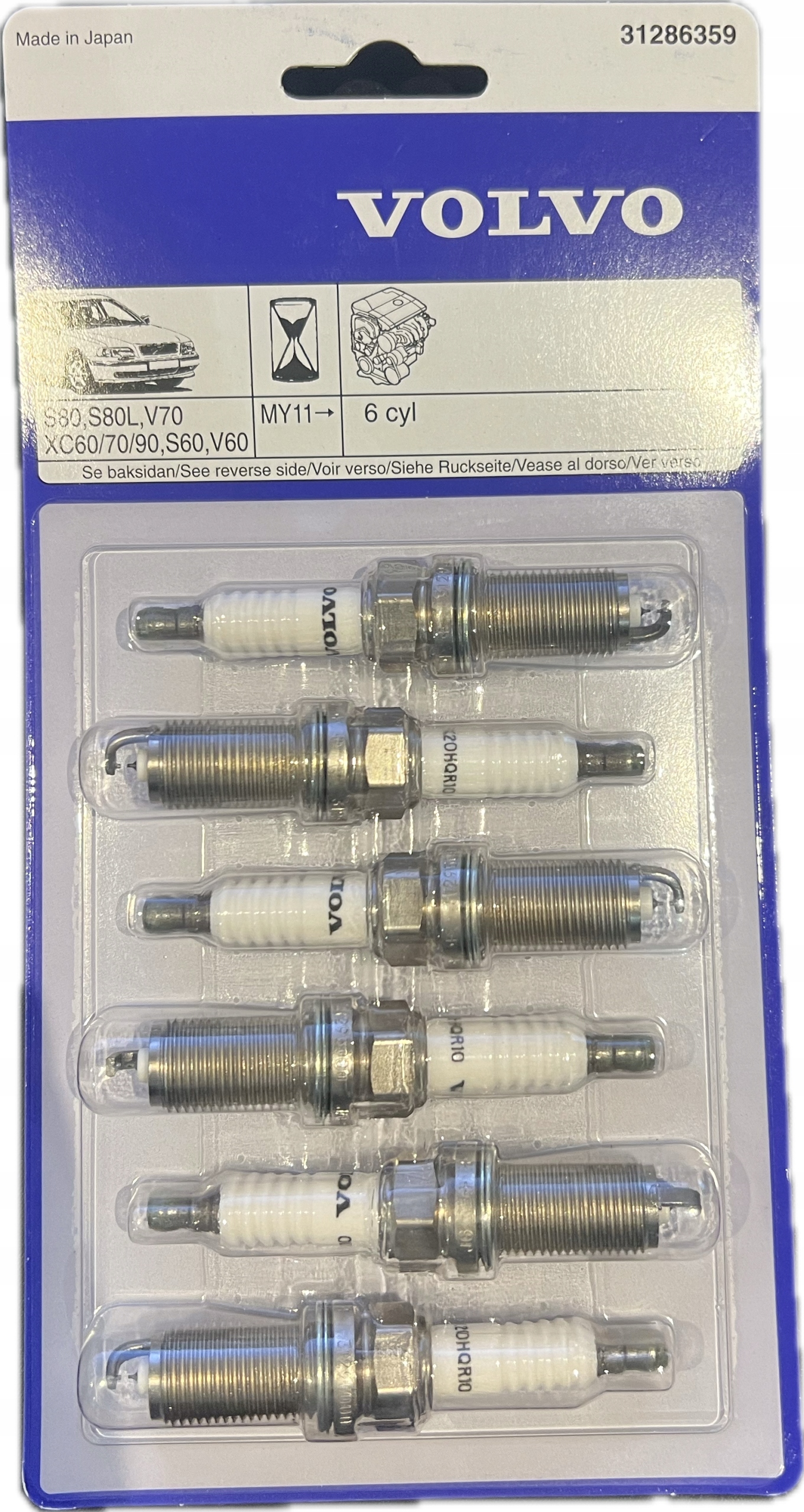 ŚWIECE ZAPŁONOWE OE VOLVO 3.0 3.2 31286359