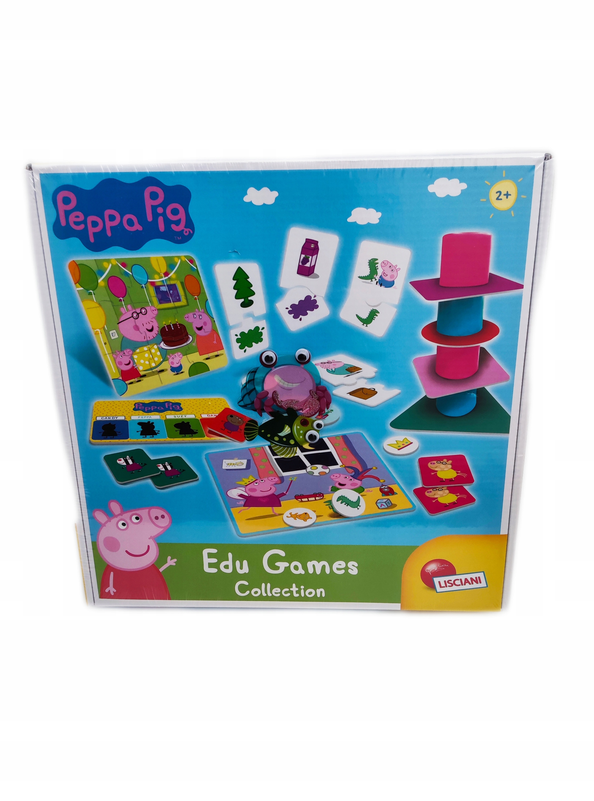 Gra planszowa edukacyjna Peppa Pig dla dziecka na urodziny 2+