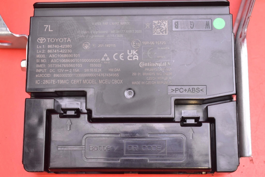 control unit module TELEFONU 86740-42380 TOYOTA BZ4X 22